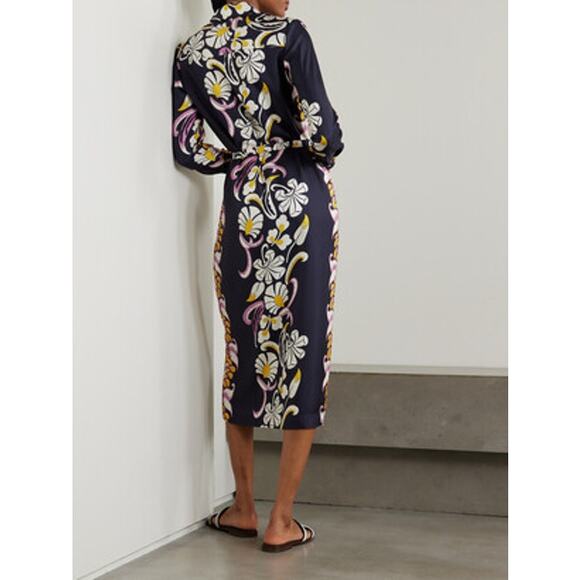 Tory Burch floral-print silk shirtdress - Picture 5 of 16